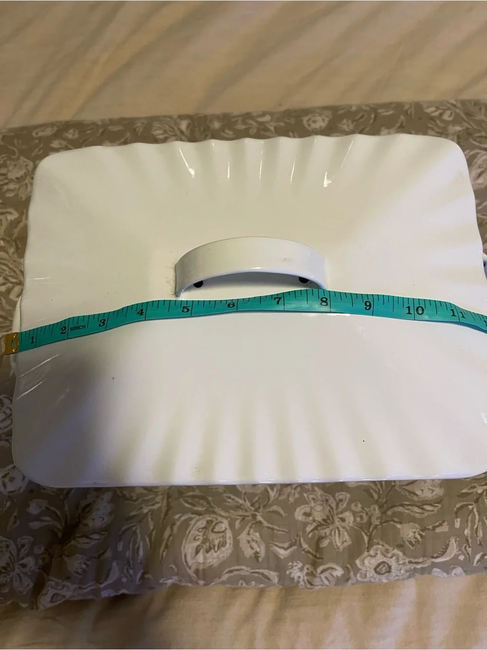 Hobby Lobby White Bread Box with Black Lettering